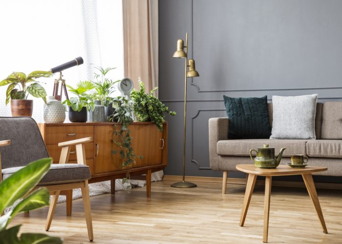 Een vintage woonkamer creëren